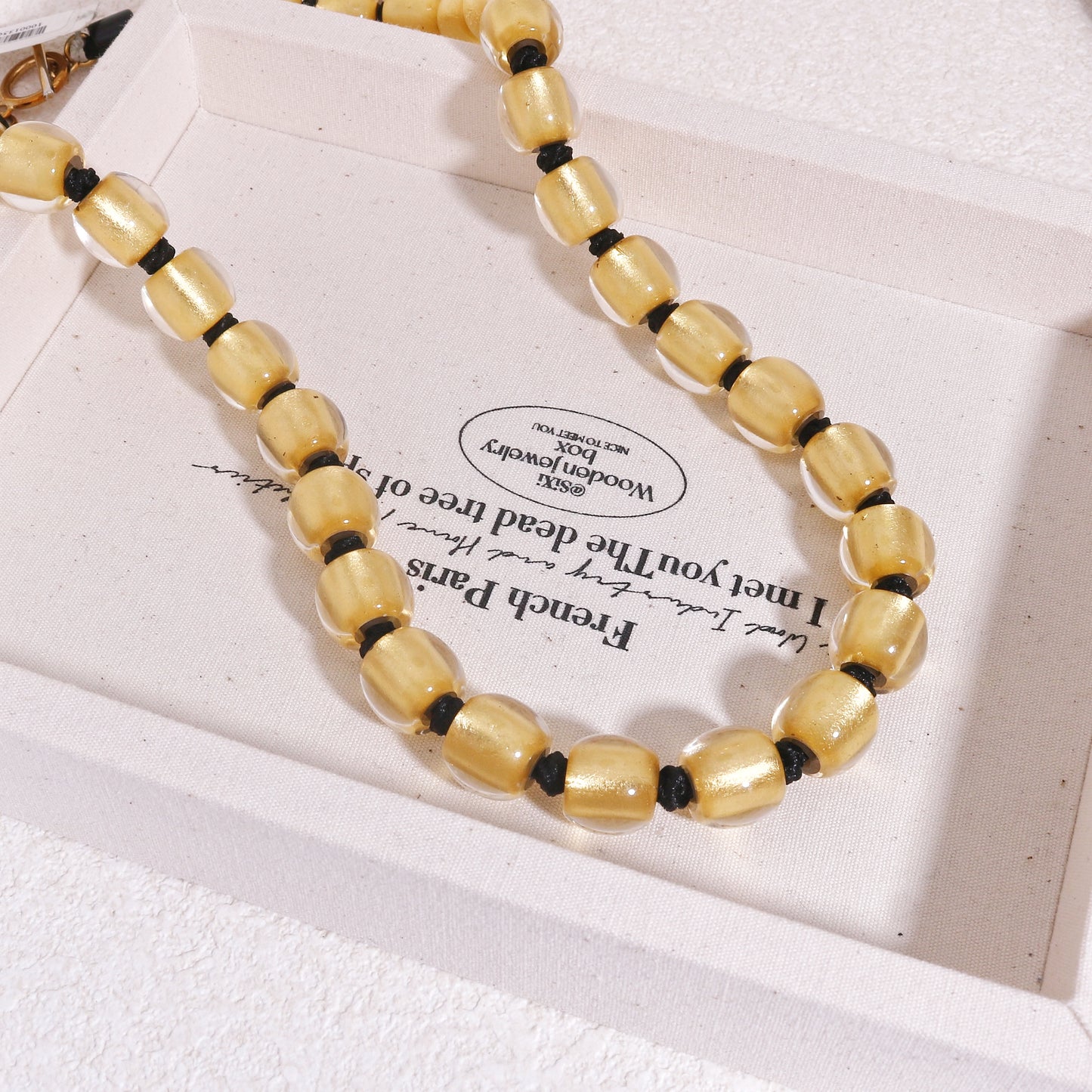 PRECIOUS Signature Gold Foil Necklace