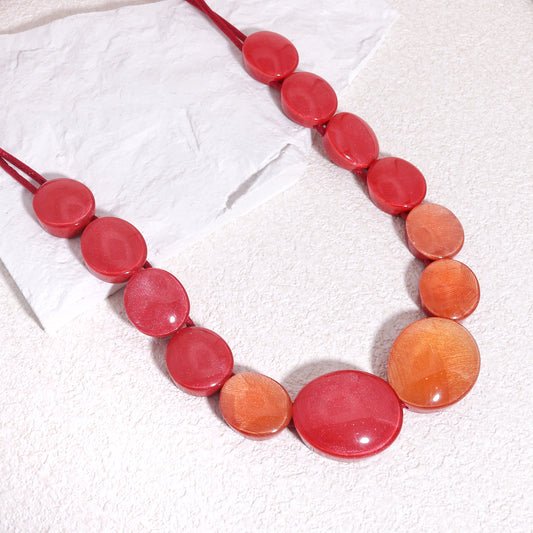 Sophia Marbled Full Necklace