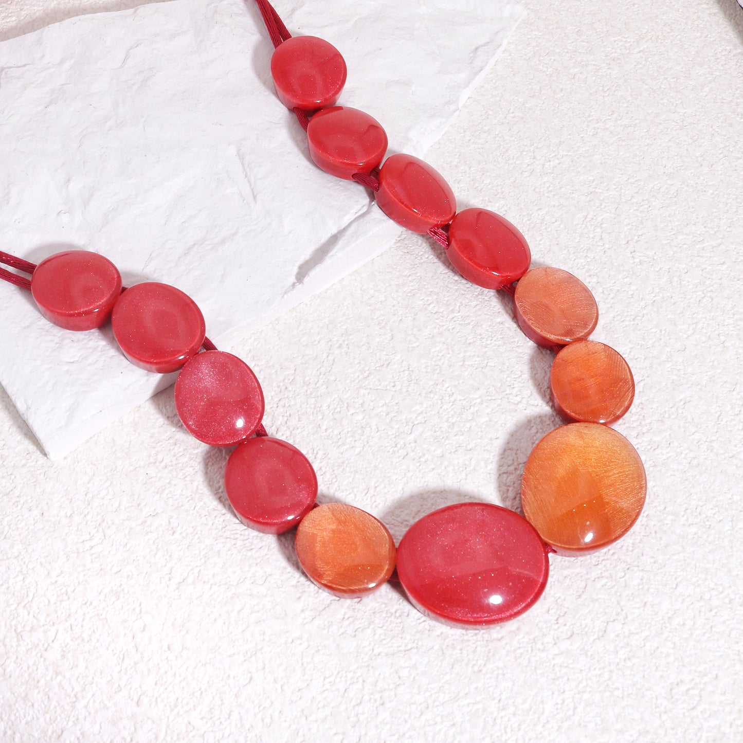 Sophia Marbled Full Necklace