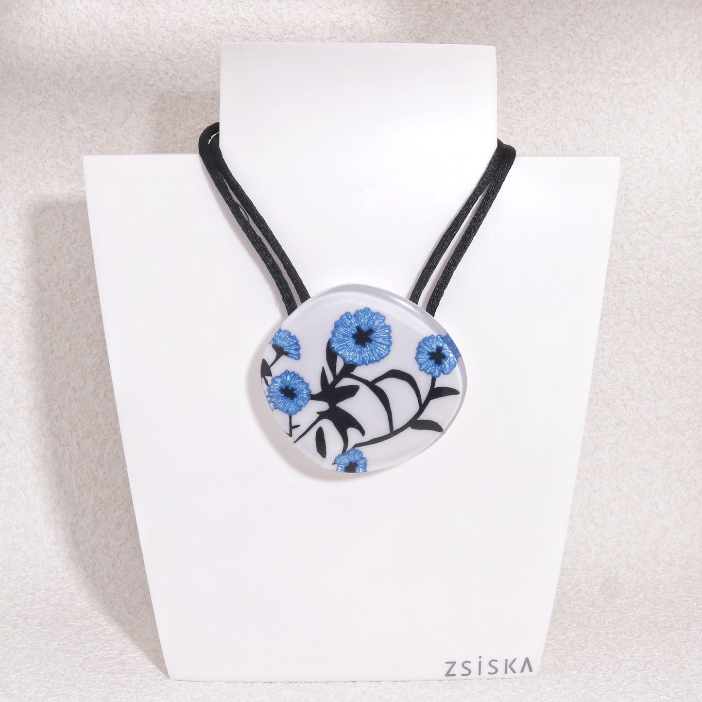 Baila Blue Floral Pendant