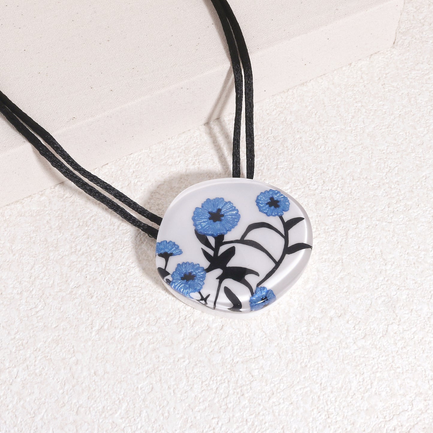 Baila Blue Floral Pendant