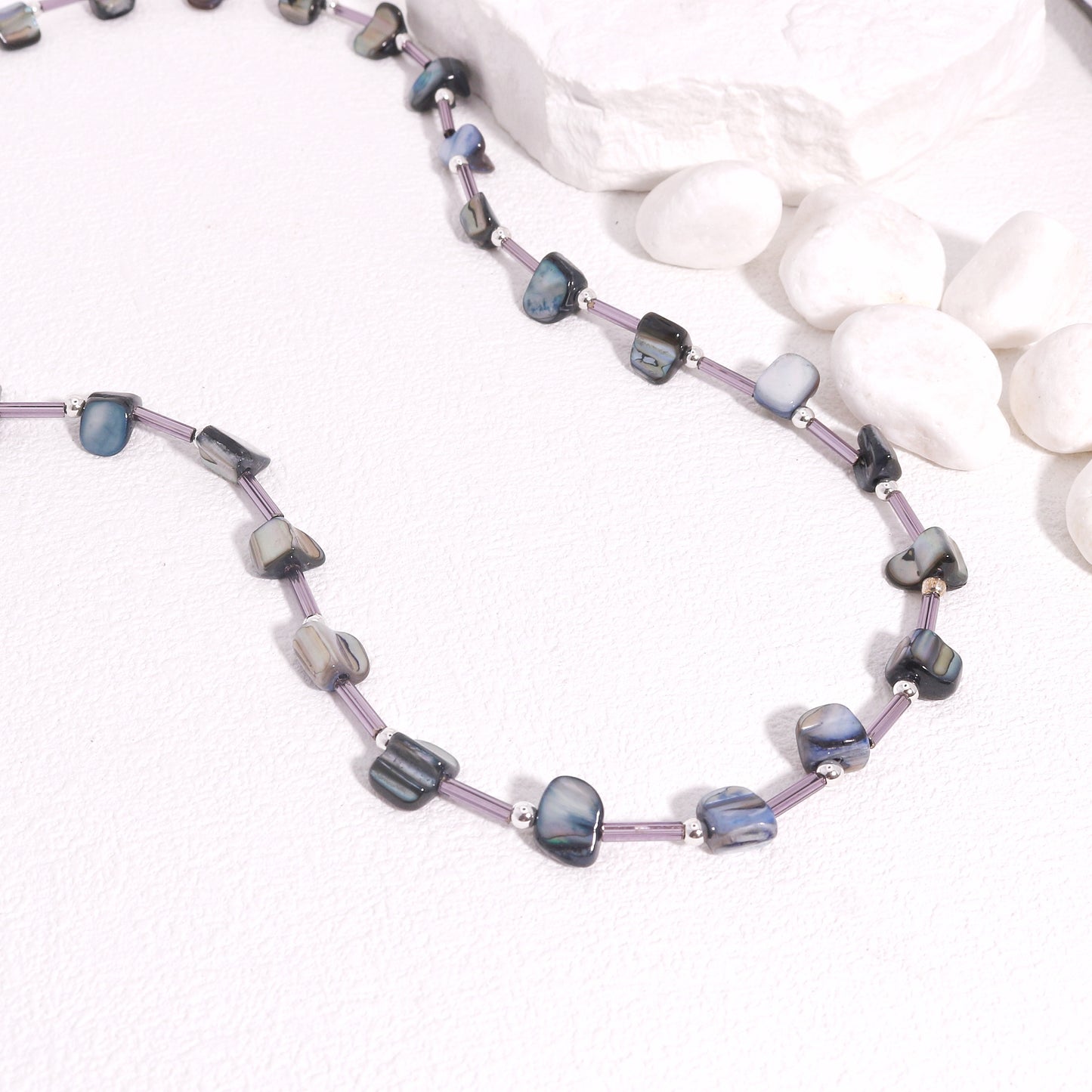 Abalone Shell Handmade Crystal Necklace
