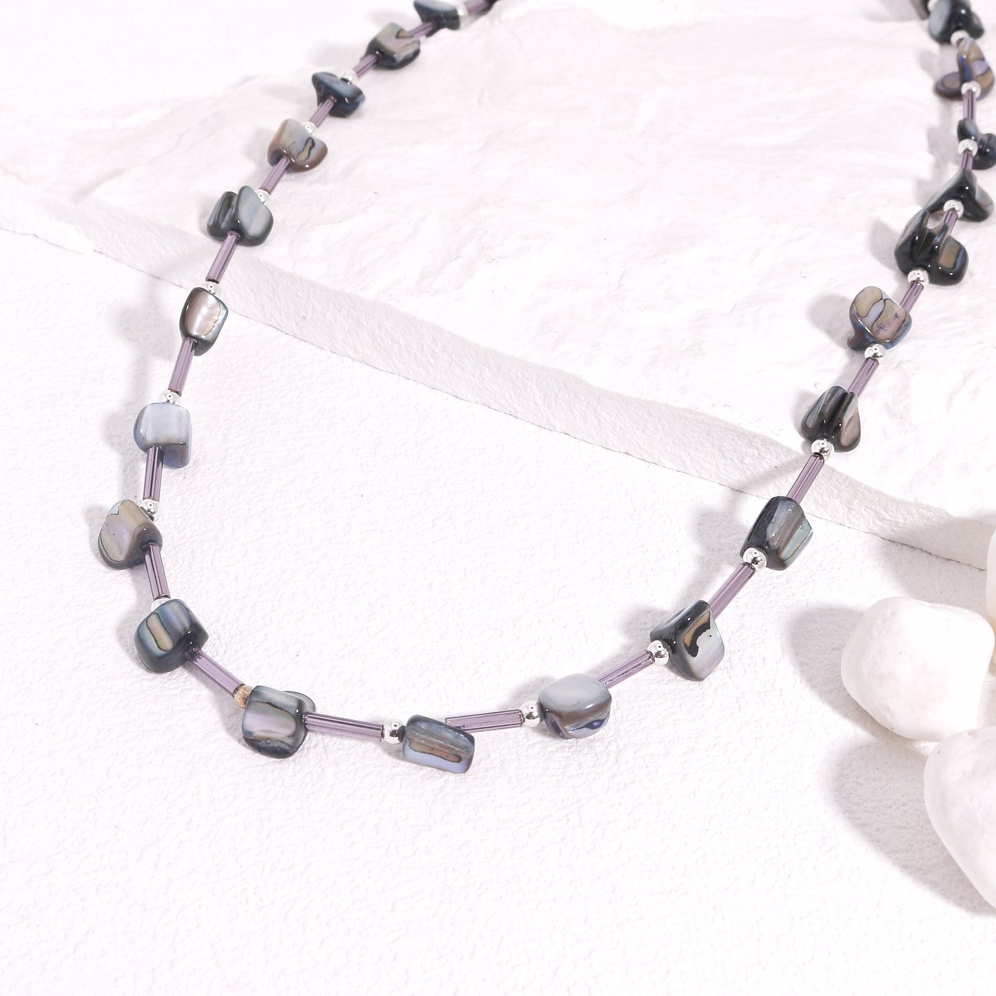 Abalone Shell Handmade Crystal Necklace
