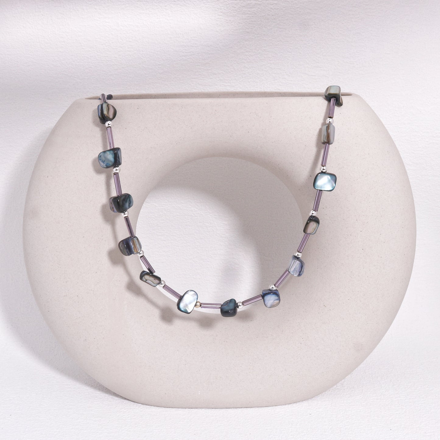 Abalone Shell Handmade Crystal Necklace