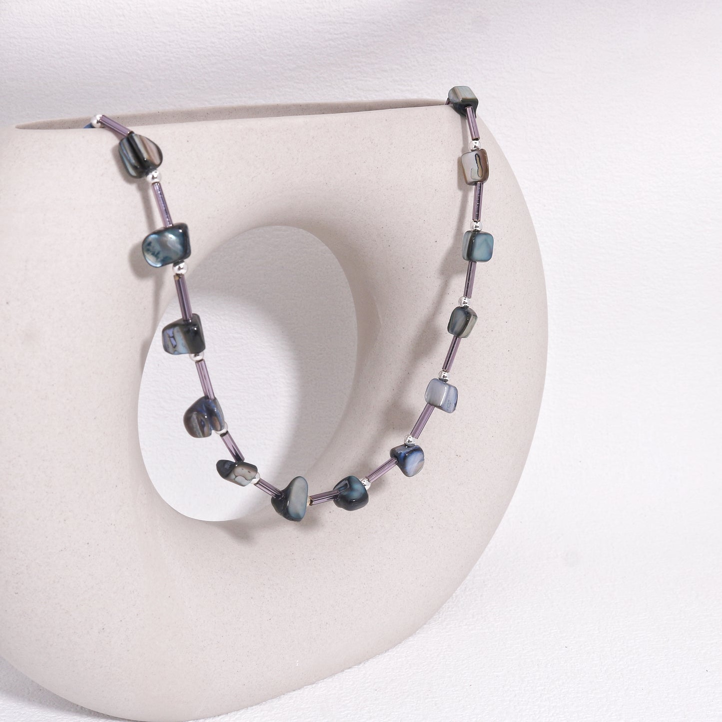Abalone Shell Handmade Crystal Necklace