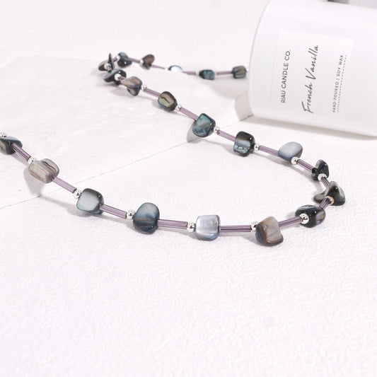 Abalone Shell Handmade Crystal Necklace