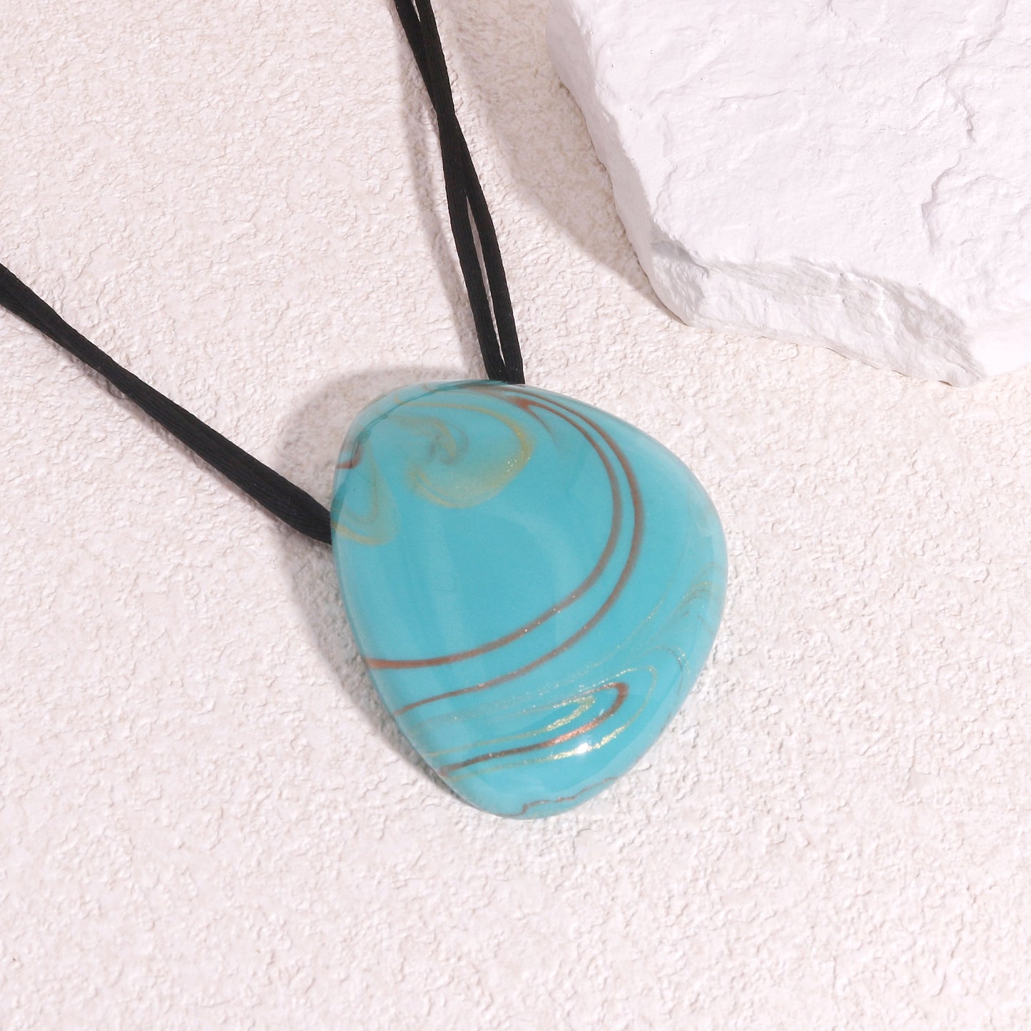 NATURA Turquoise Pebble Pendant