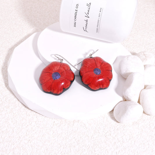GARLAND Floral Statement Drop Earrings