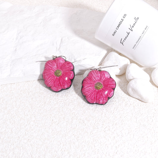 GARLAND Floral Statement Drop Earrings