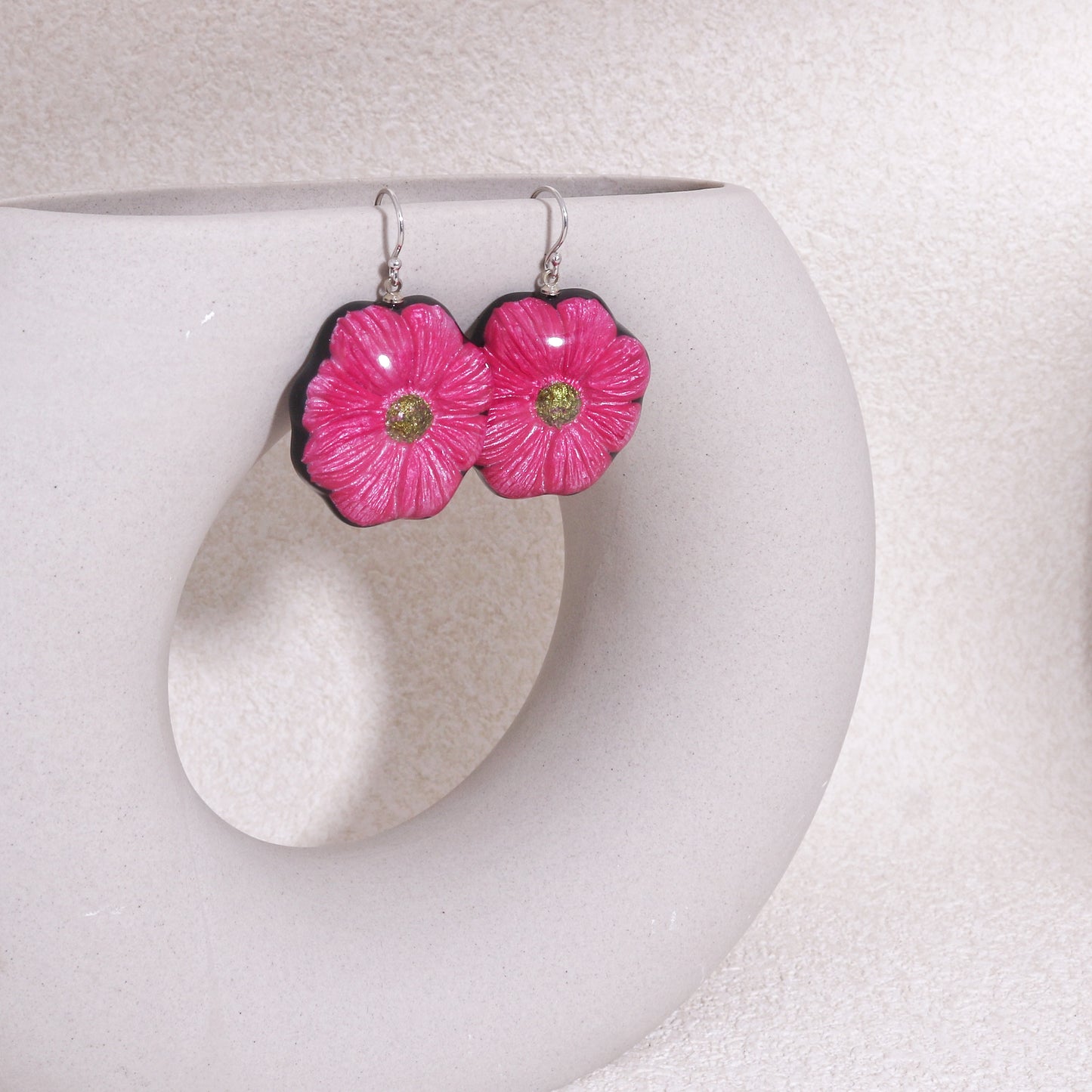 GARLAND Floral Statement Drop Earrings