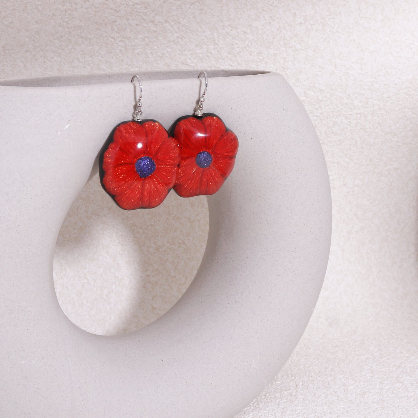 GARLAND Floral Statement Drop Earrings