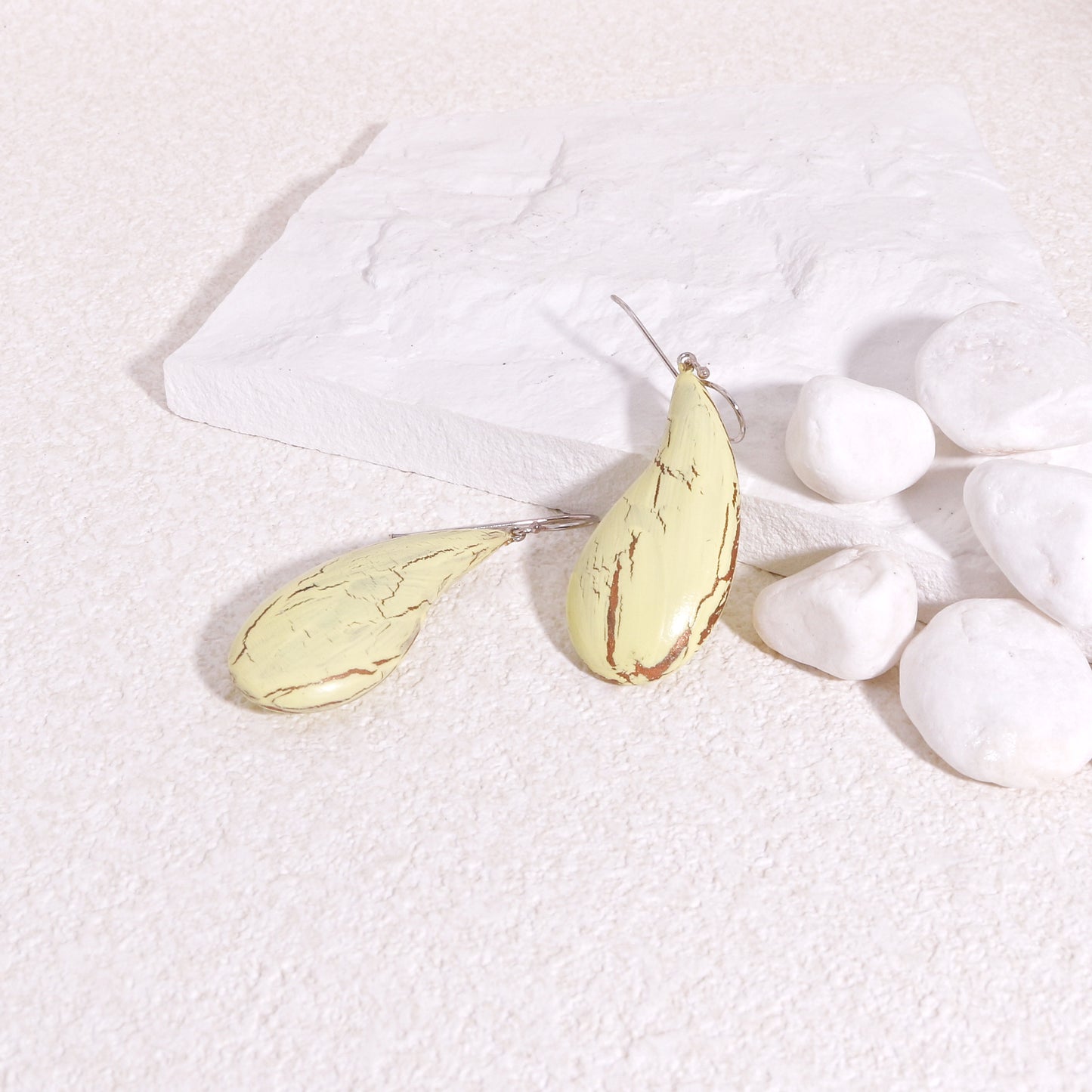 ZSISKA Banana Yellow Drop Earrings