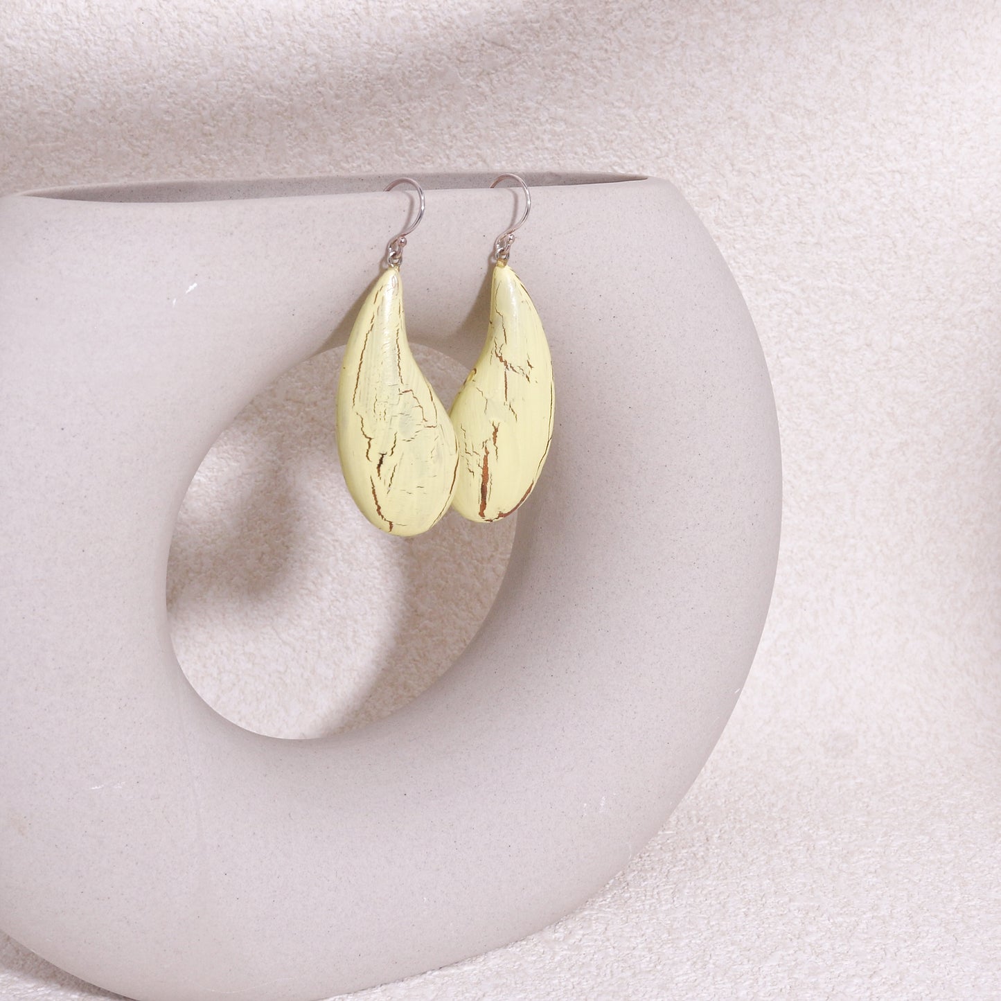 ZSISKA Banana Yellow Drop Earrings