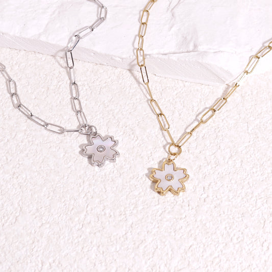 Delilah Delicate Floral Necklace