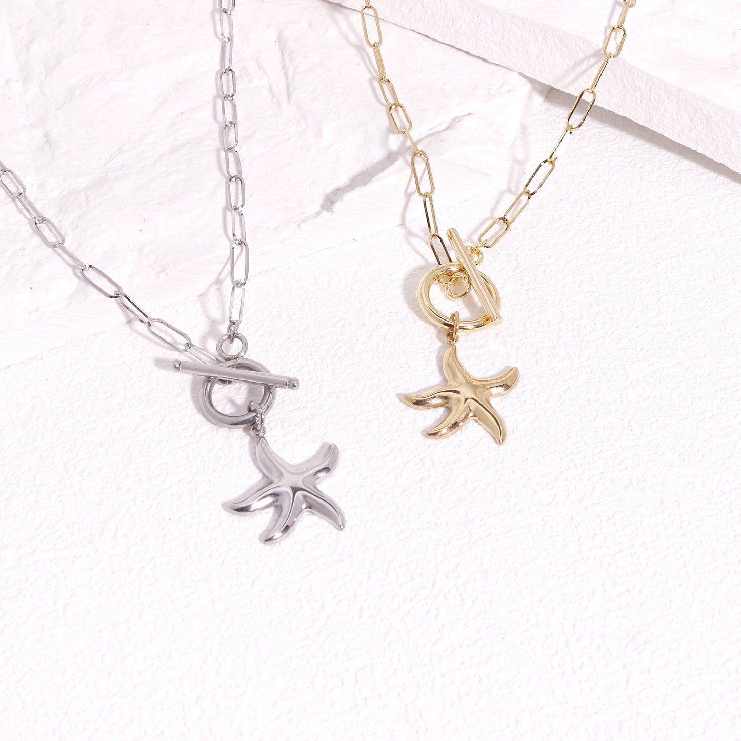 Harlow Starfish Lock Necklace