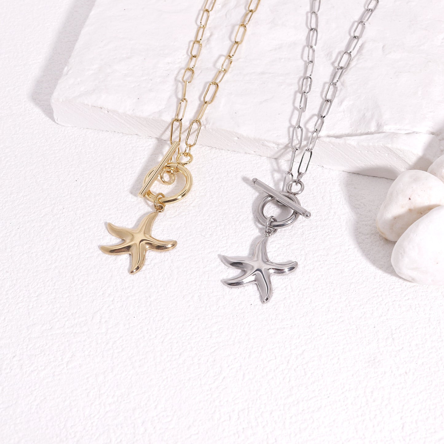 Harlow Starfish Lock Necklace