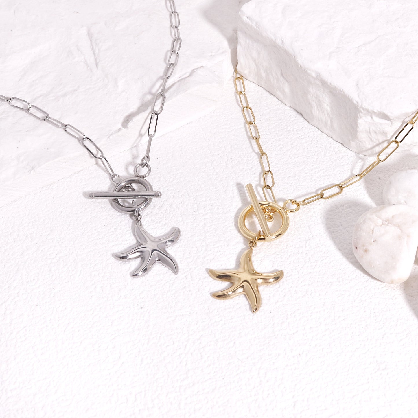Harlow Starfish Lock Necklace