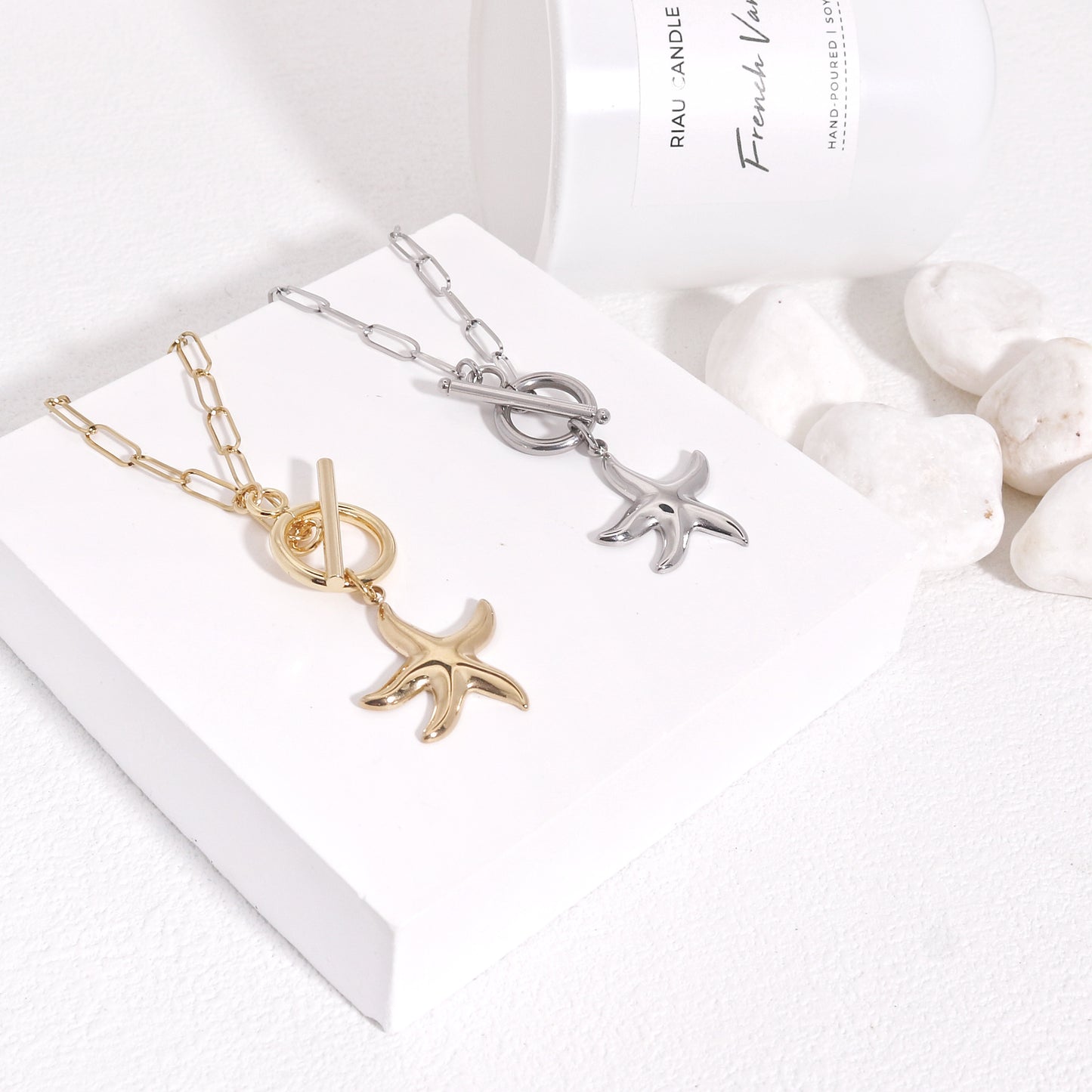 Harlow Starfish Lock Necklace