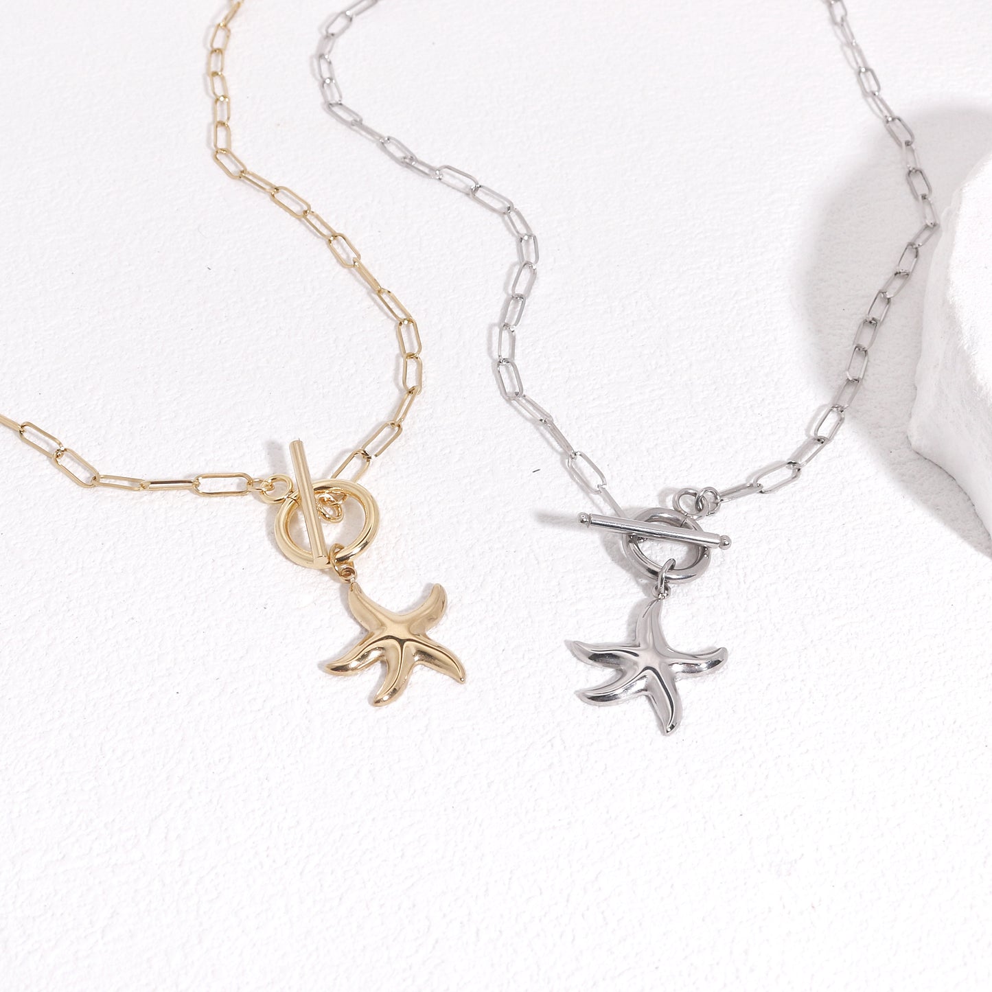 Harlow Starfish Lock Necklace