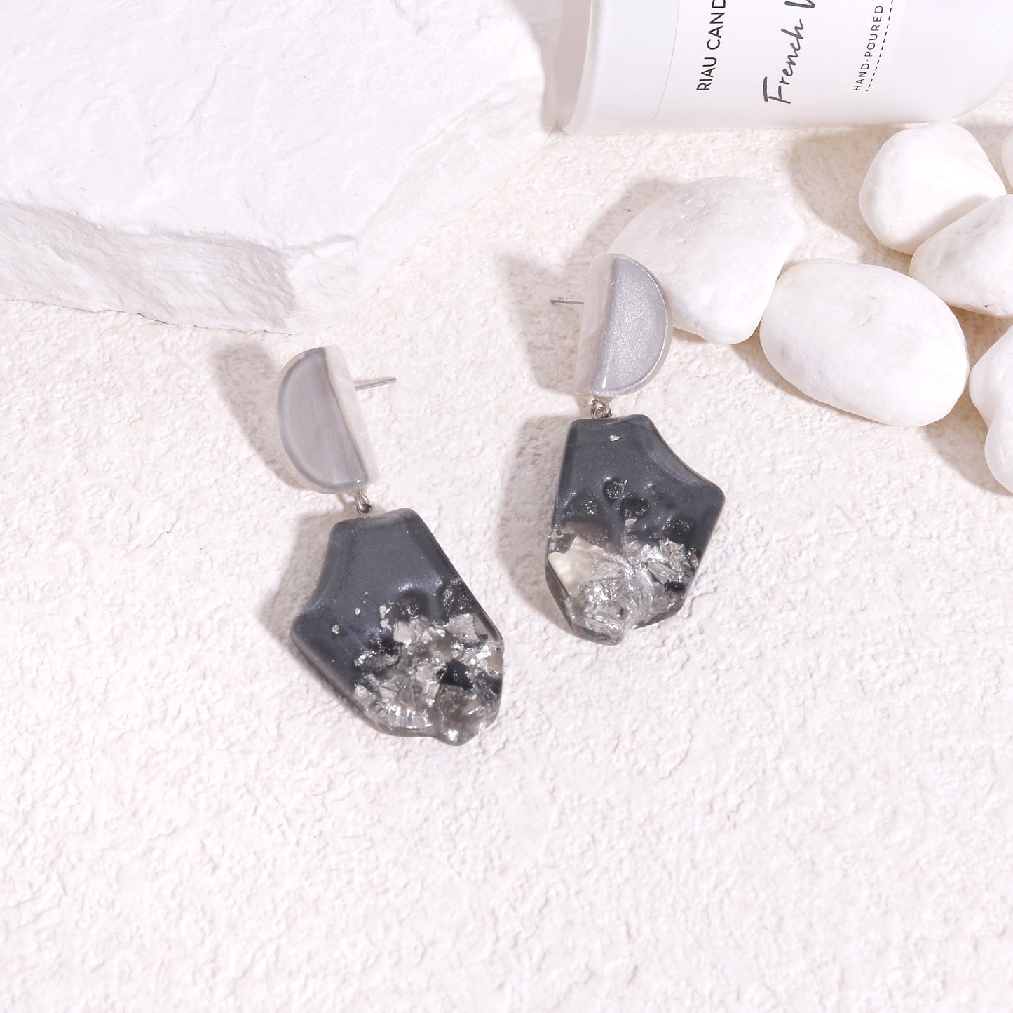 ANAIS - Mystic Black Drop Earrings