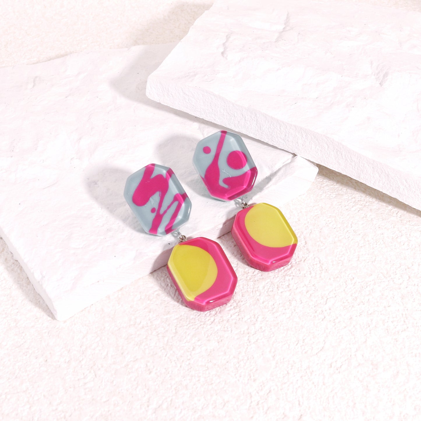 CENTURY Graffiti Statement Drop Earrings