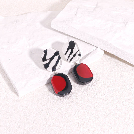 CENTURY Graffiti Statement Drop Earrings