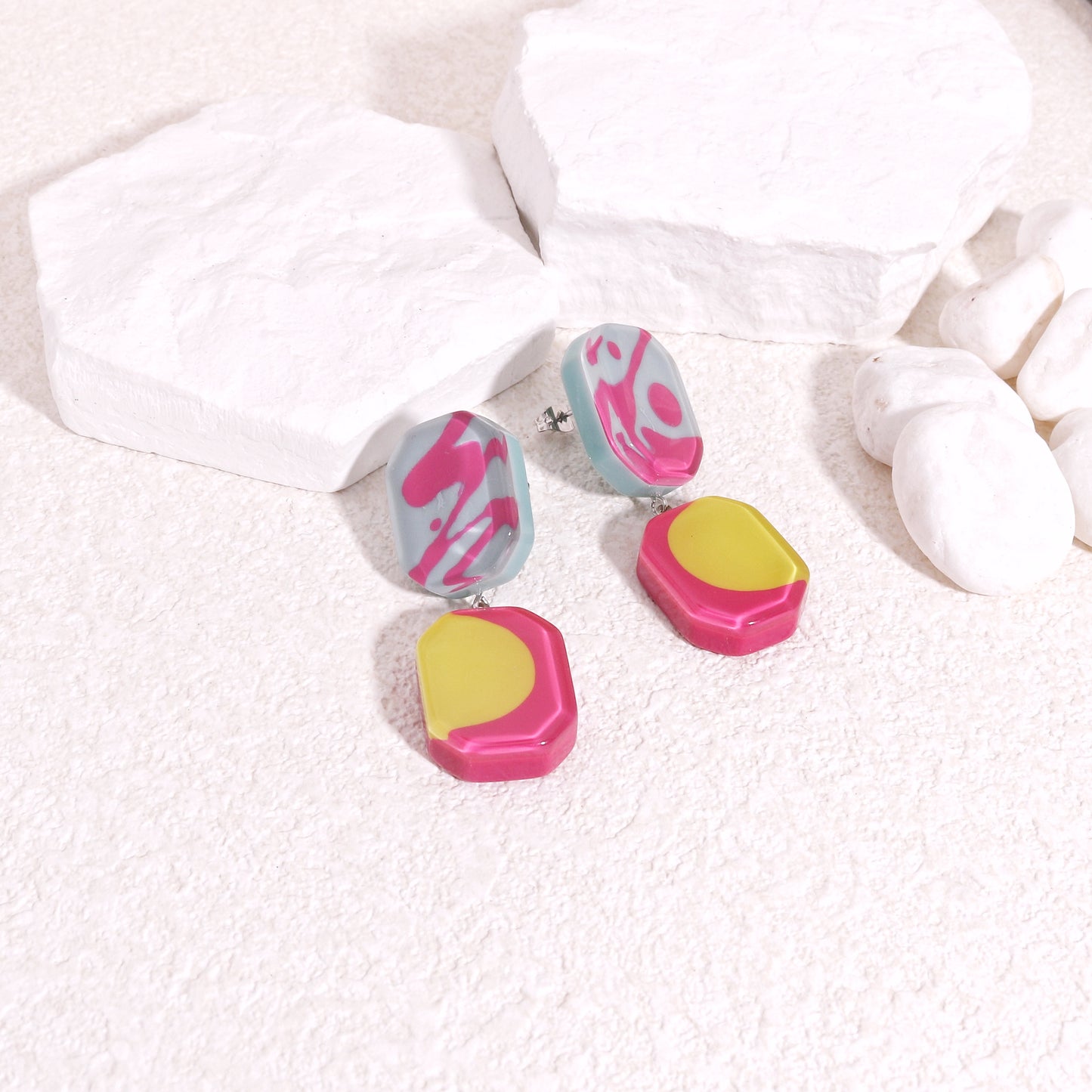 CENTURY Graffiti Statement Drop Earrings