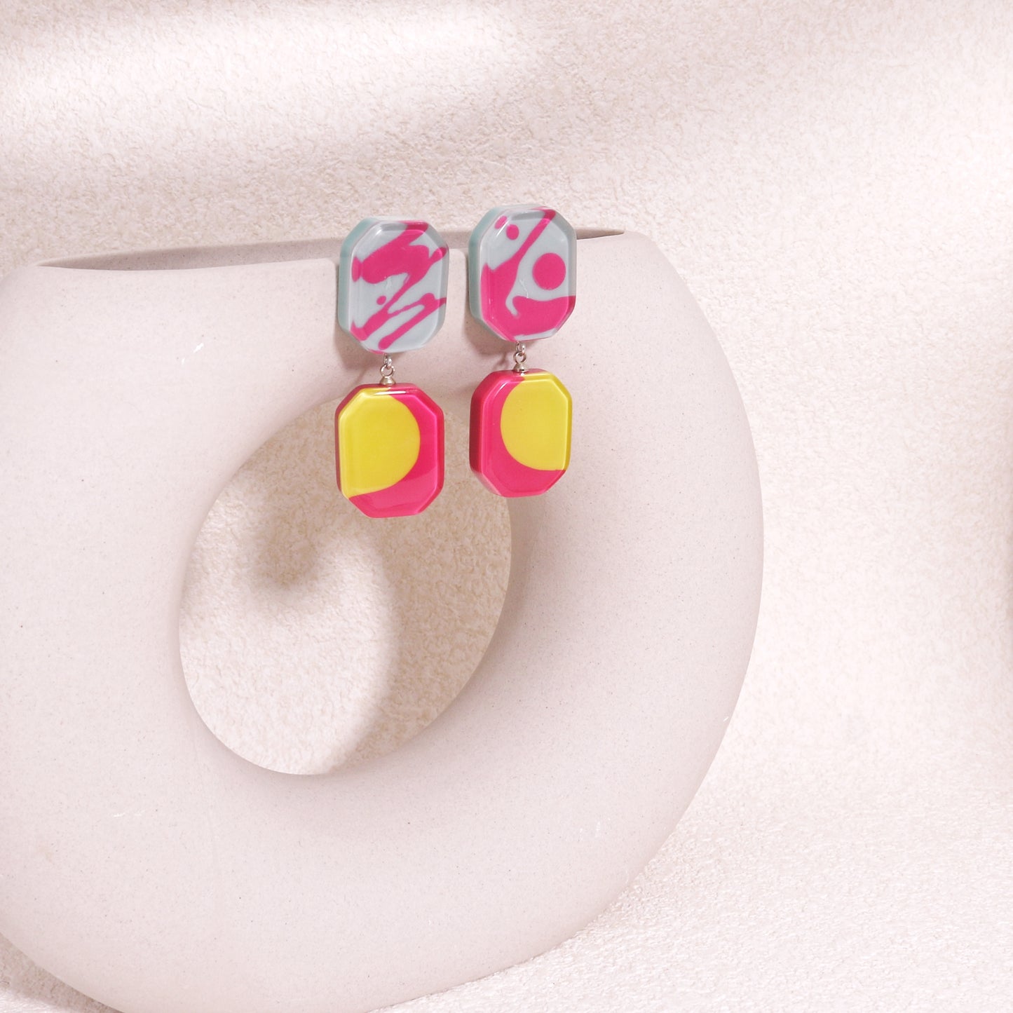 CENTURY Graffiti Statement Drop Earrings