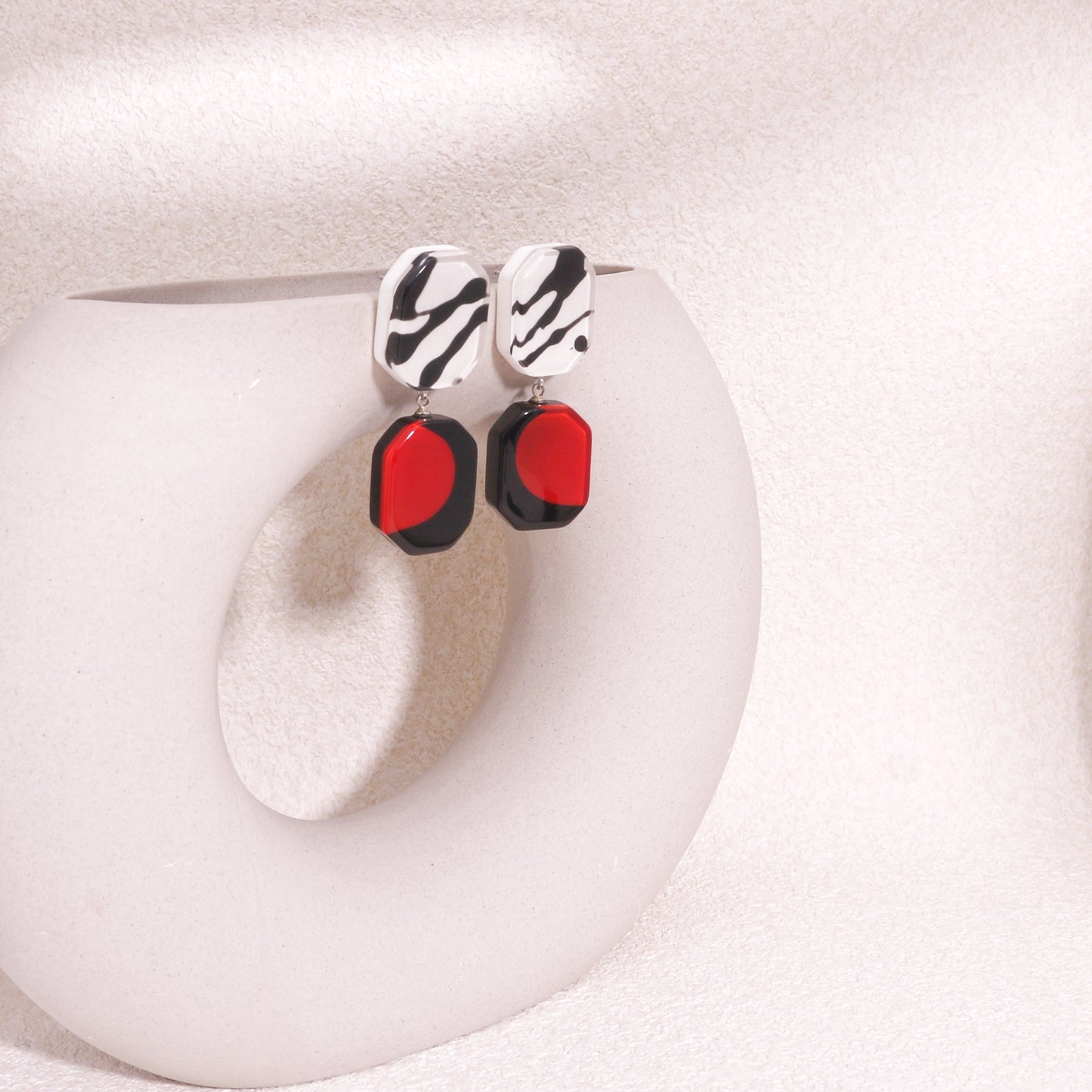 CENTURY Graffiti Statement Drop Earrings