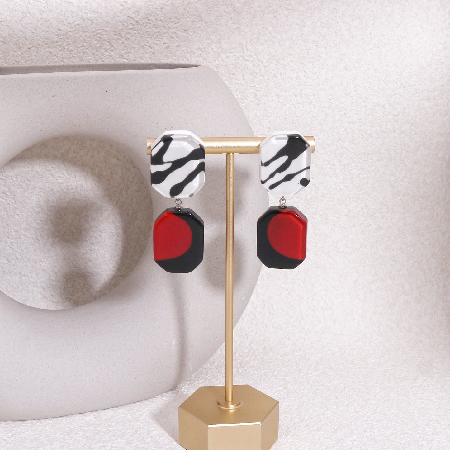 CENTURY Graffiti Statement Drop Earrings