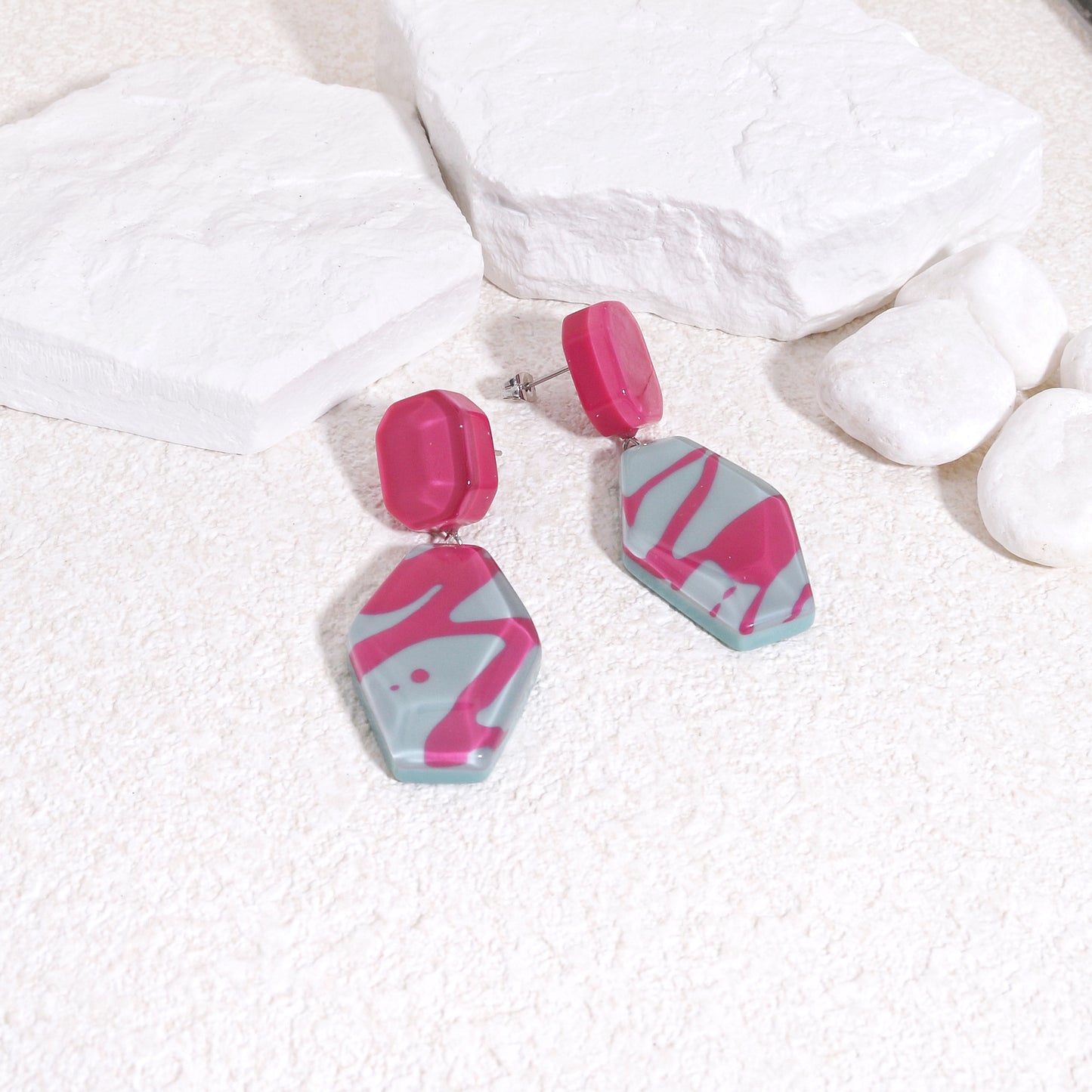 CENTURY Graffiti Art Drop Earrings