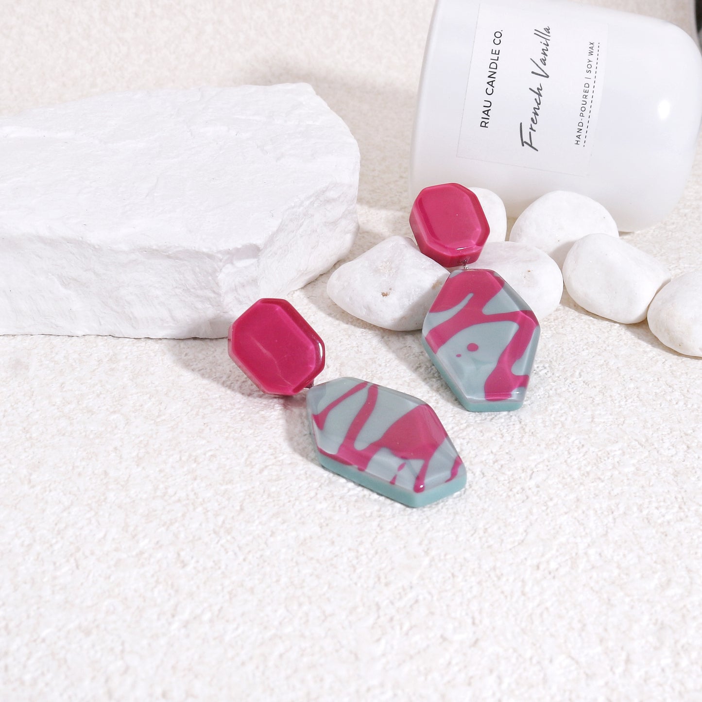 CENTURY Graffiti Art Drop Earrings