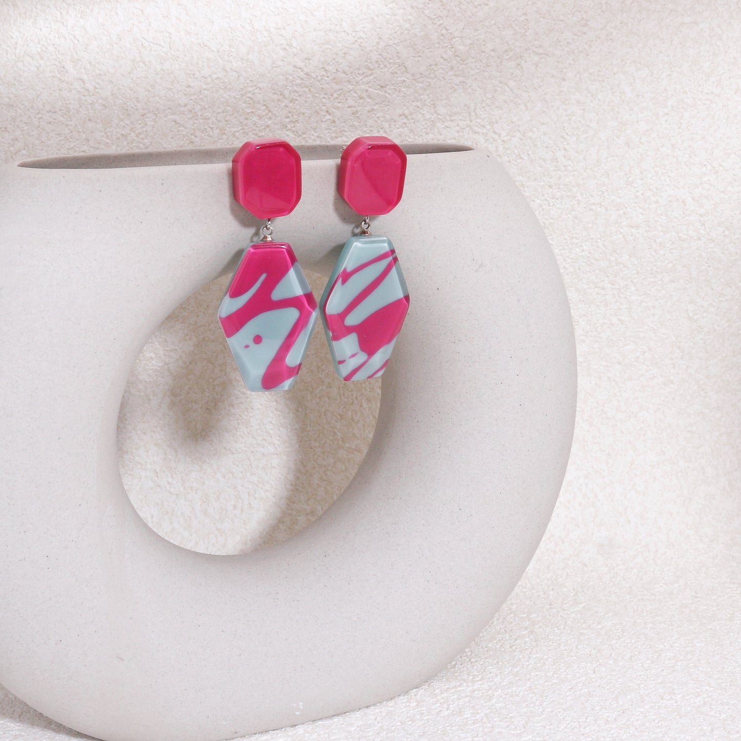 CENTURY Graffiti Art Drop Earrings
