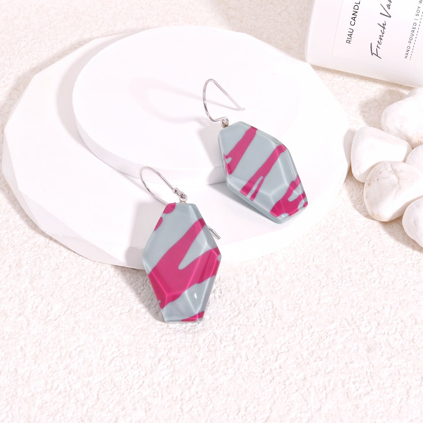 CENTURY Casual Resin Drop Earrings