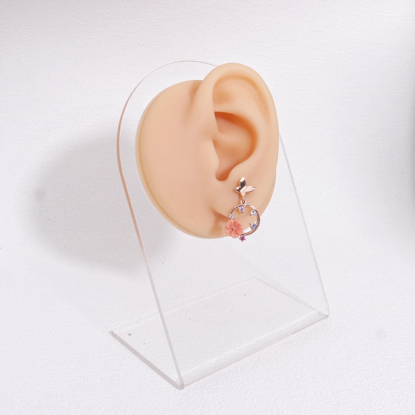 Shanice Delicate Butterfly and Flower Earrings