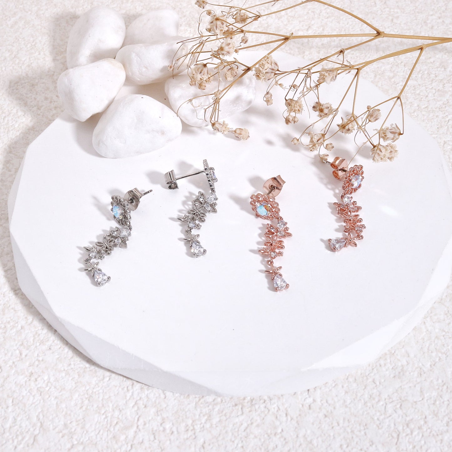 Haylee Vintage Filigree Drop Dangle Earrings