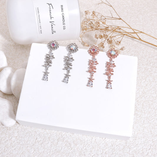 Haylee Vintage Filigree Drop Dangle Earrings
