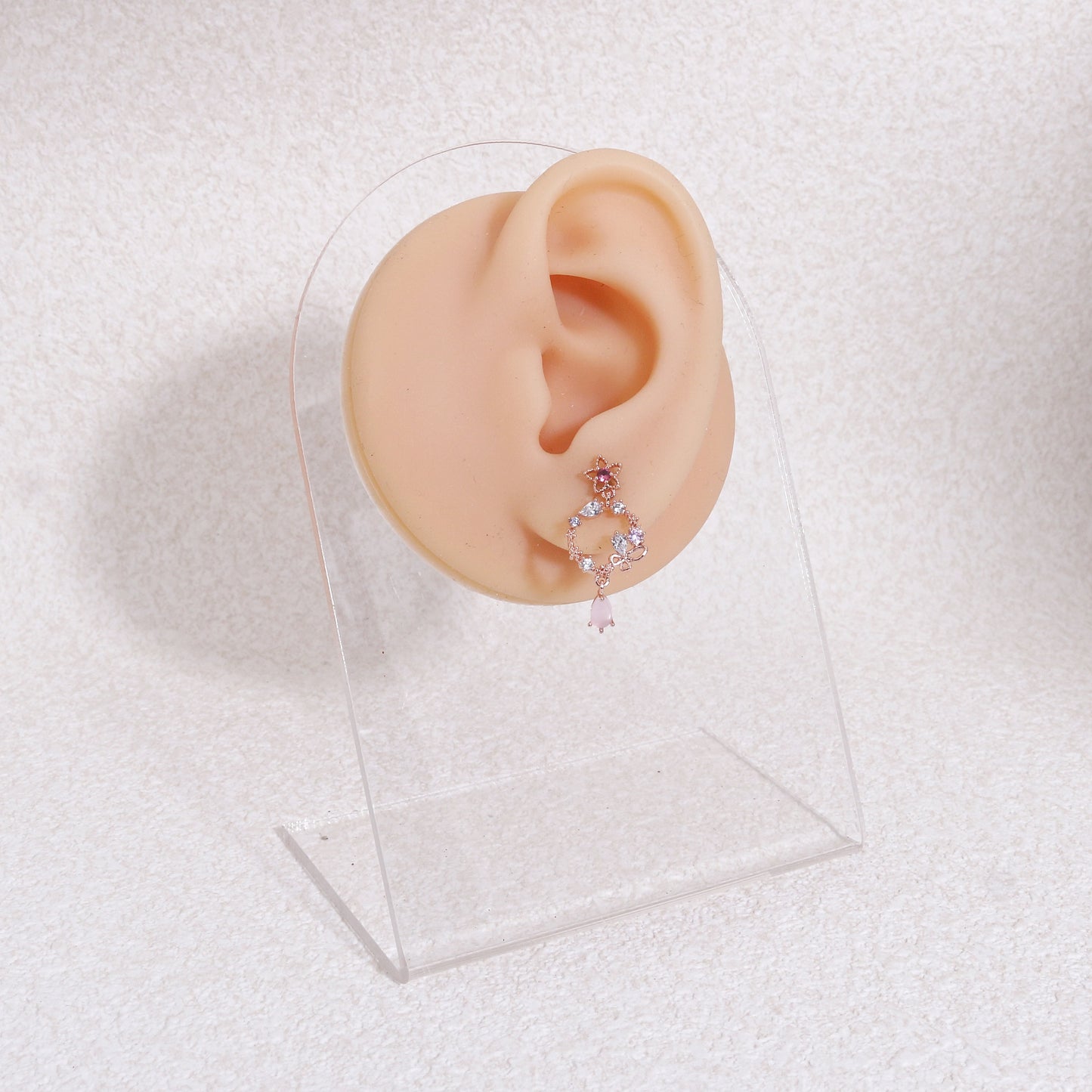 Jasmine Delicate Floral Crystal Earrings