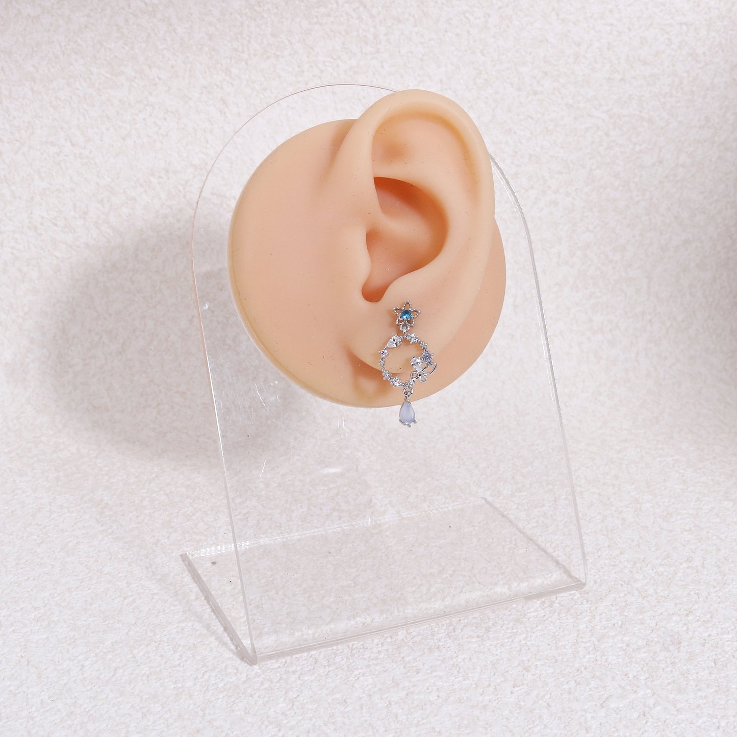 Jasmine Delicate Floral Crystal Earrings