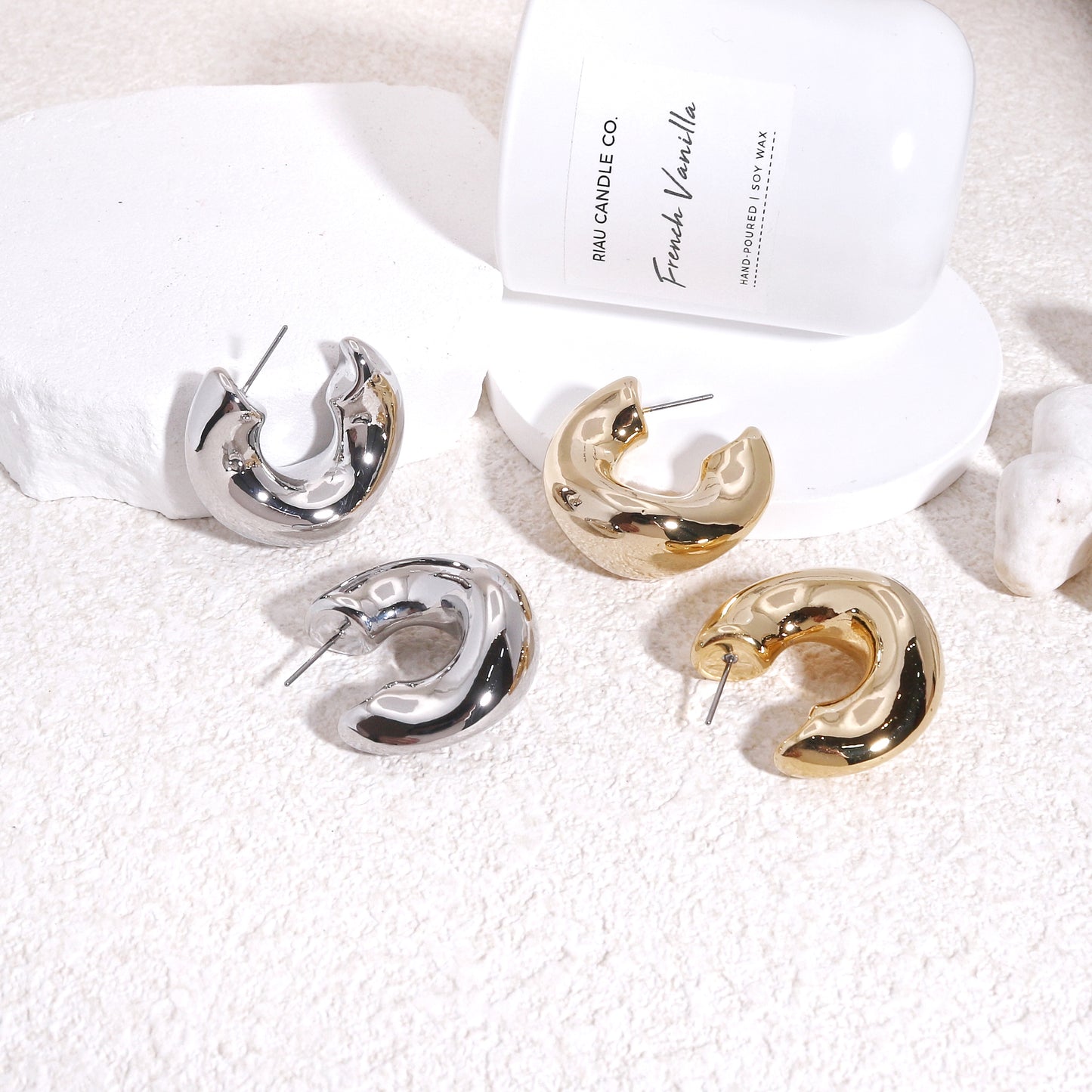 Iyanla Statement Chunky Hoop Earrings