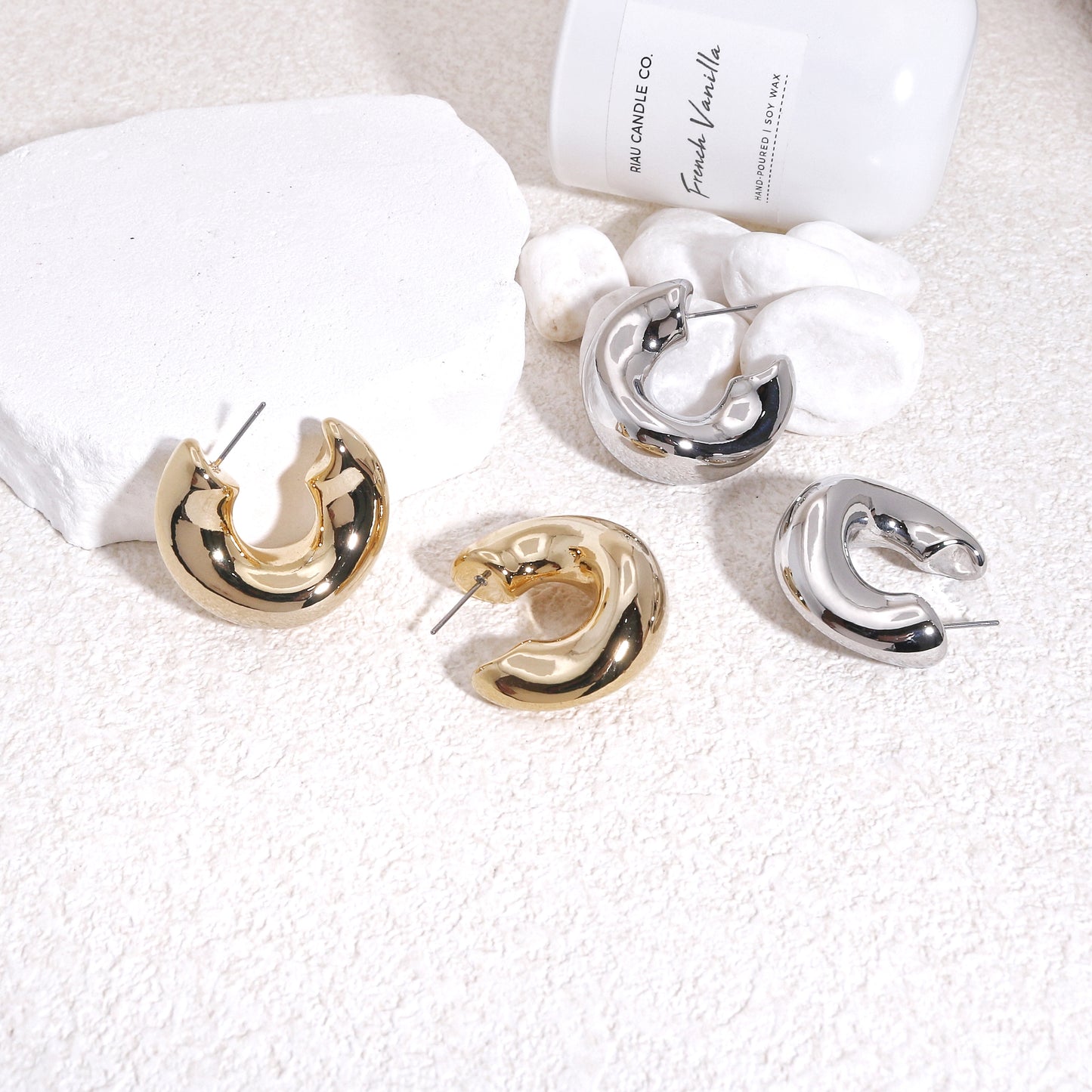 Iyanla Statement Chunky Hoop Earrings