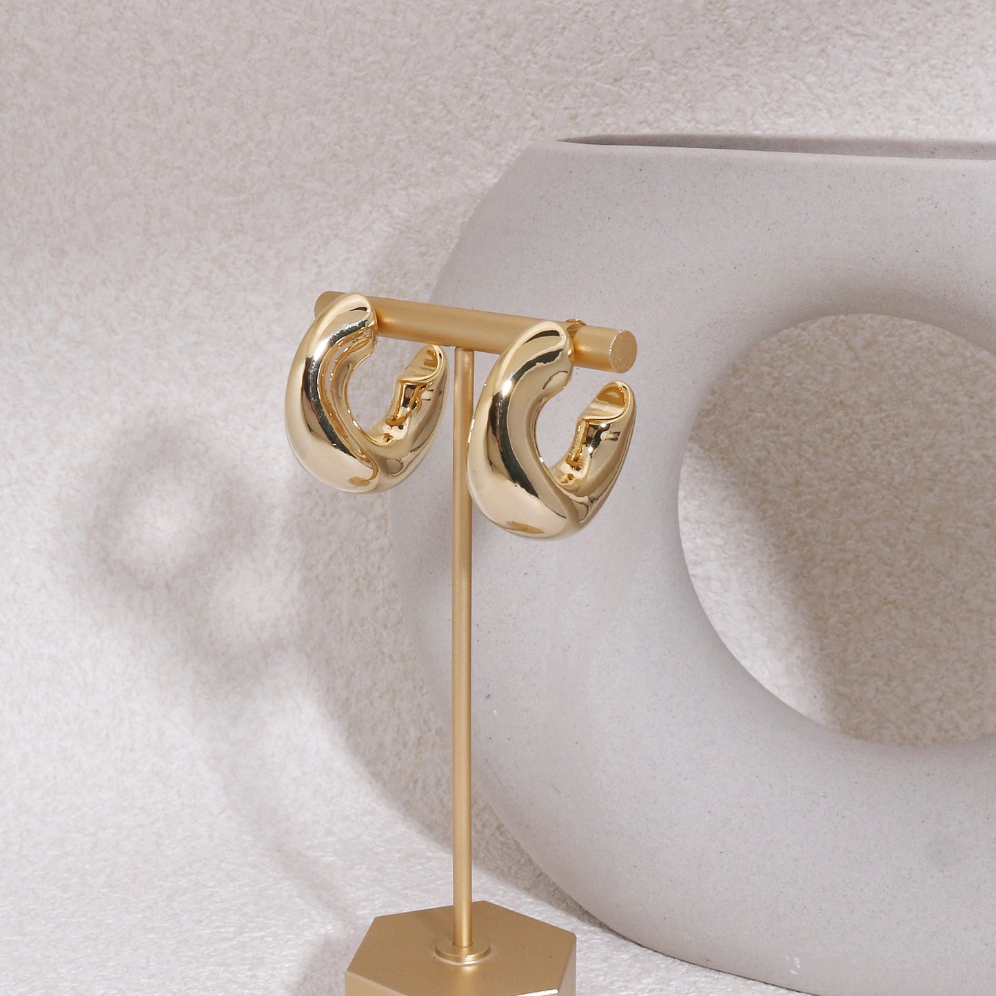 Iyanla Statement Chunky Hoop Earrings