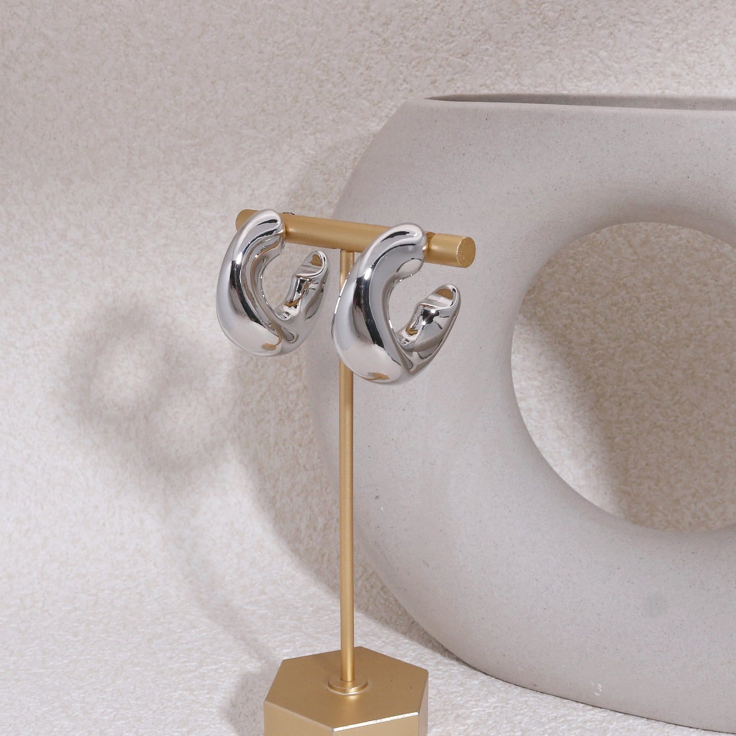 Iyanla Statement Chunky Hoop Earrings