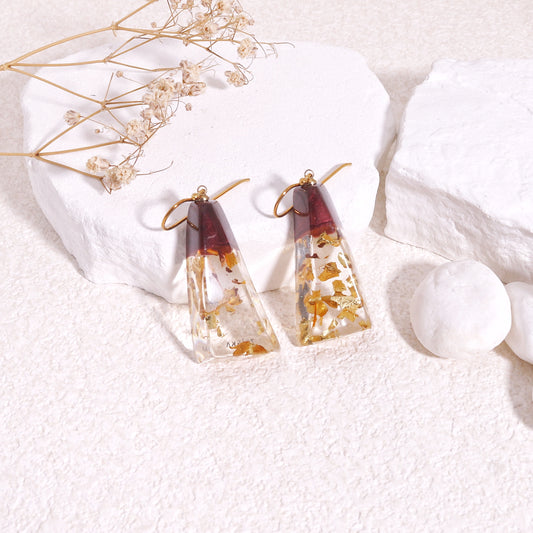 DHARA Glass Prism Drop Earrings
