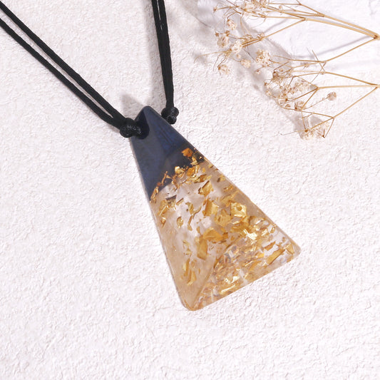 DHARA Polygonal Glass Prism Pendant