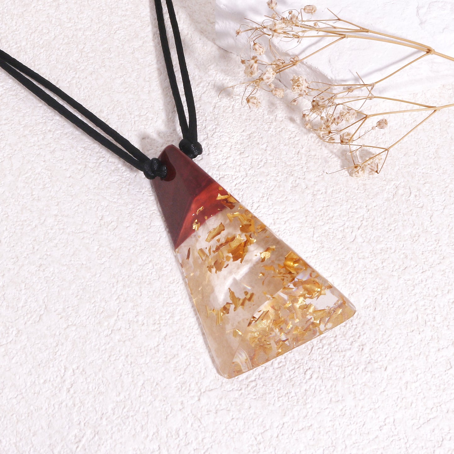 DHARA Polygonal Glass Prism Pendant