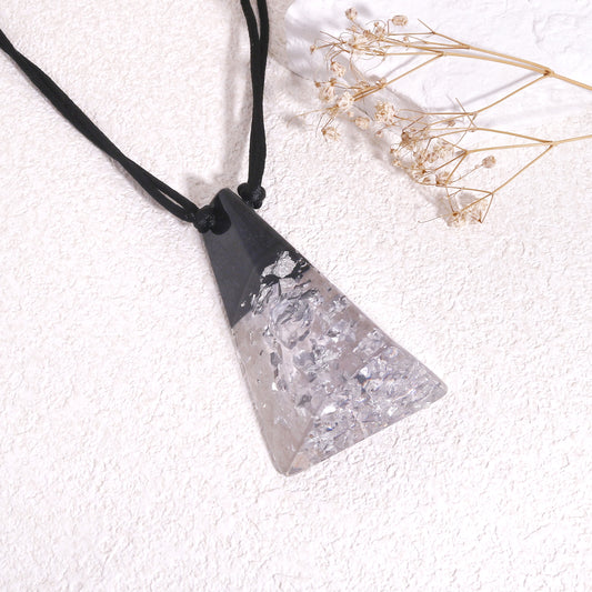 DHARA Polygonal Glass Prism Pendant