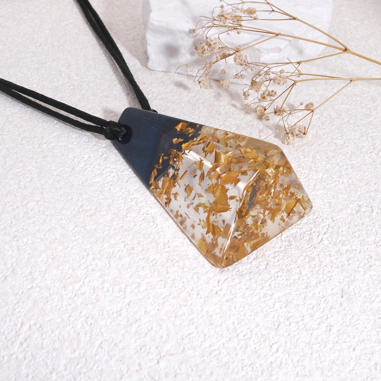 DHARA Polygonal Glass Prism Pendant