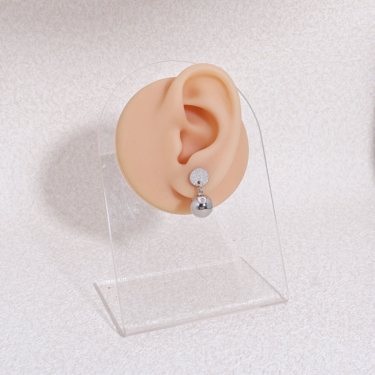 Modern Minimalist Sphere Dangle Earrings