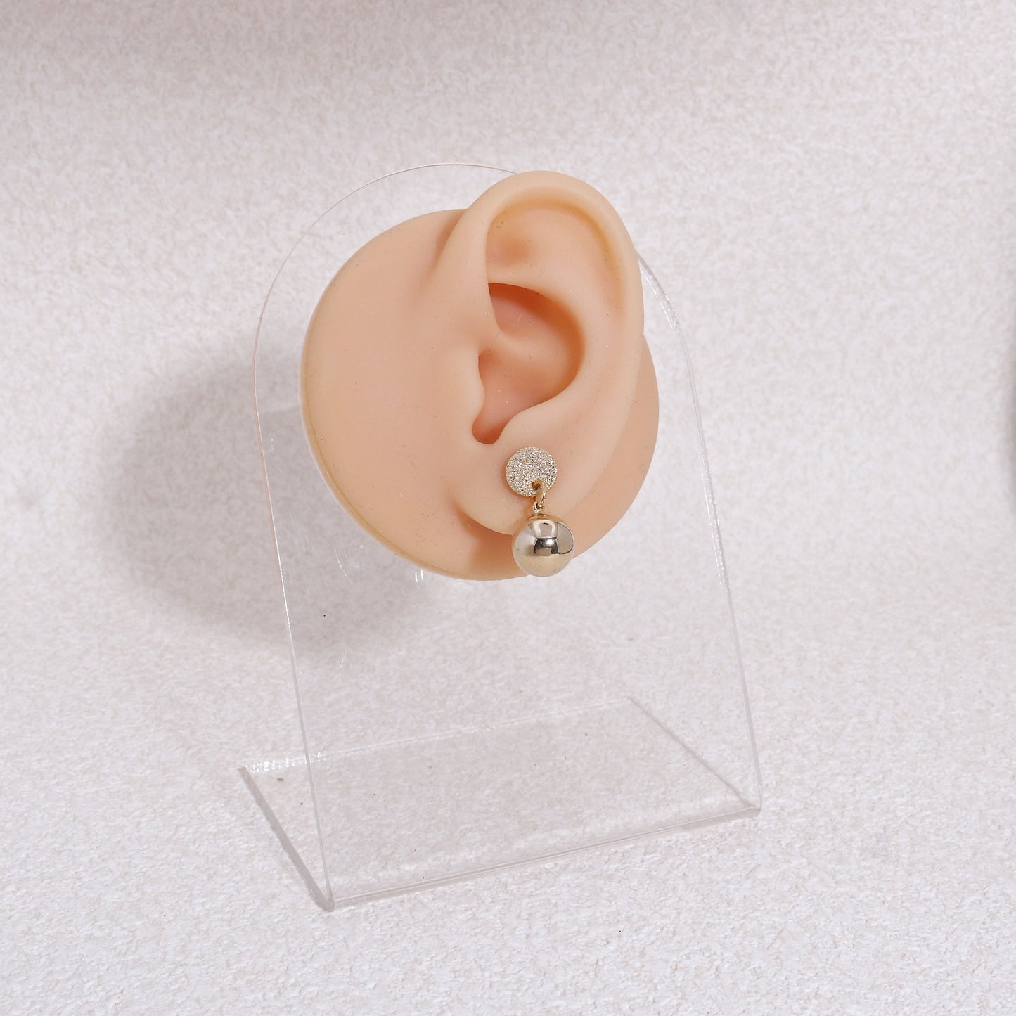 Modern Minimalist Sphere Dangle Earrings